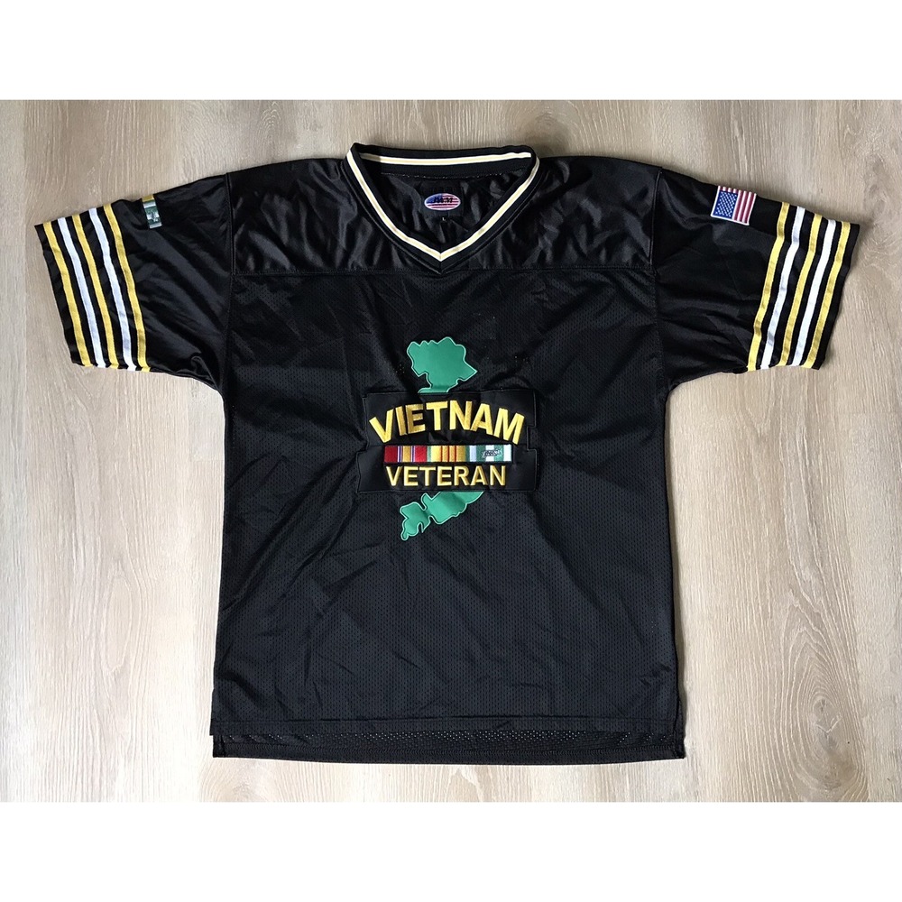 Vietnam Veteran Football Jersey Size Large (L)